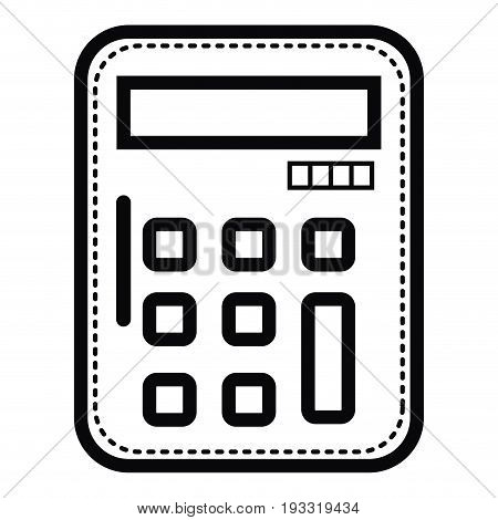 calculator math isolated icon vector illustration design