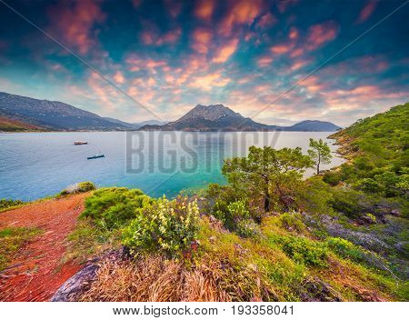 Picturesque Mediterranean Seascape In Turkey