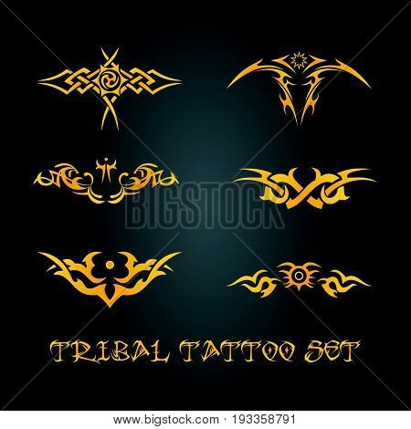 Tribal Tattoo Set 31.eps
