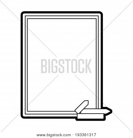 Board paint chalk paint vector illustration design graphic