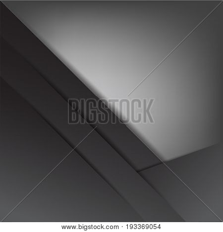 Abstract  White and gray color technology modern futuristic background, vector illustration