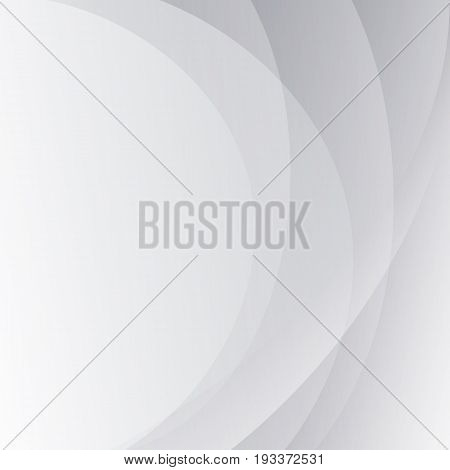 Abstract  White and gray color technology modern futuristic background, vector illustration