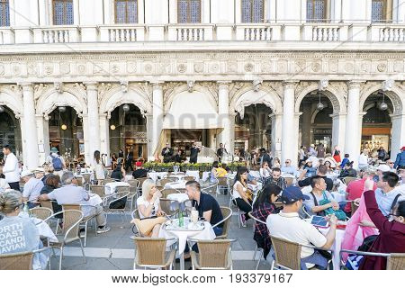 Various Views Of The Tourist City Of Venice, Italy