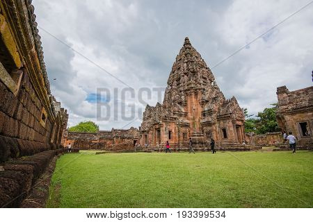 Buriram,Thailand- june 24,2017 : Landmark Phanomrung historial park,Buriram,Thailand .