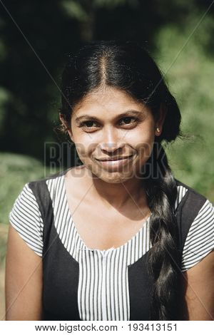 Young Woman From Nuwara Eliya In Sri Lanka