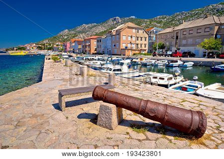 Town Of Karlobag In Velebit Channel Panoramic View