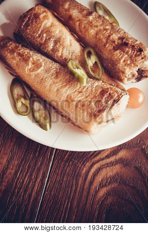 spicy fried shad with chilli australian fish