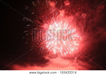 The final fireworks of 