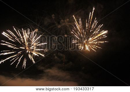 The final fireworks of 