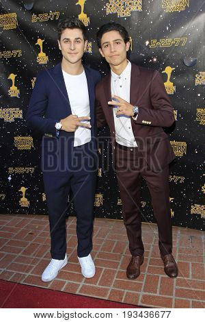 BURBANK - JUN 28: David Henrie, Lorenzo Henrie at the 43rd Annual Saturn Awards at The Castaway on June 28, 2017 in Burbank, California