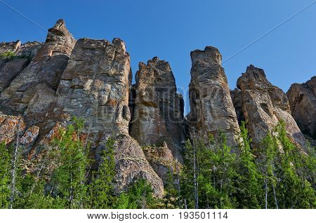 National heritage of Russia placed in republic Sakha, Yakutia, Siberia