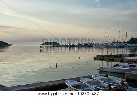 View to Vrsar Port and boats -Istria, Croatia, Europe