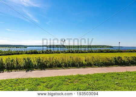 The Great Russian River Volga