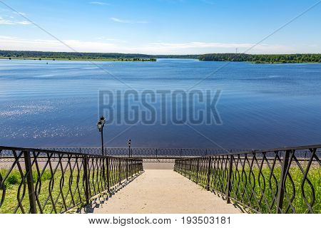 The Great Russian River Volga