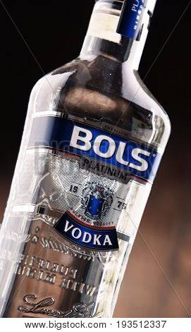Bottle Of Bols Vodka.