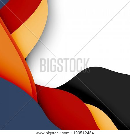 3d abstract background with cut shapes, business presentation, flyer template