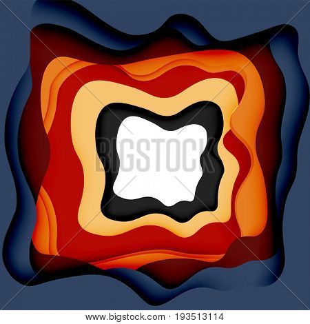 3d abstract background with cut shapes, business presentation, flyer template