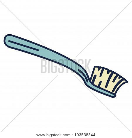 dental toothbrush isolated icon vector illustration design