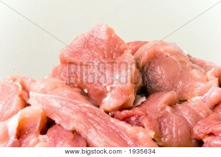 Porc désossée - frais et cru