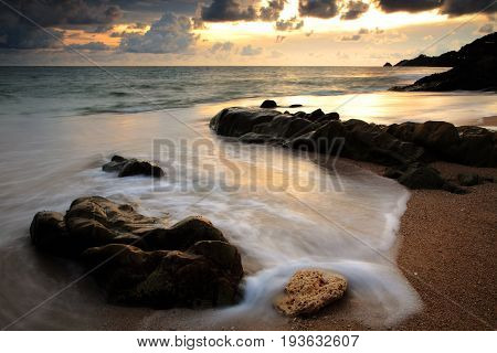 Beautiful Seascape At Sunset, Phuket