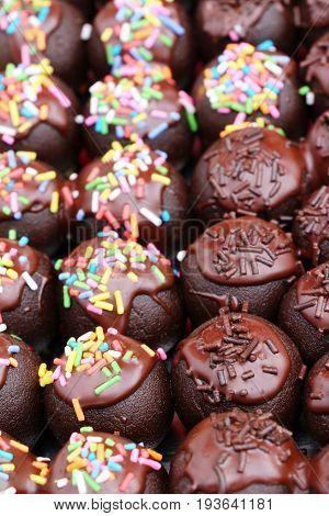 Chocolate with almond at sweet is delicious