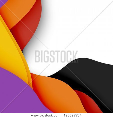 3d abstract background with cut shapes, business presentation, flyer template