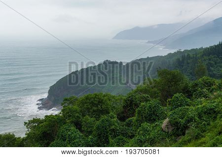 Hai Van Pass, Da Nang City, Vietnam.