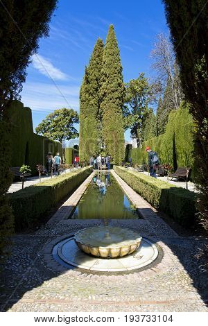 Alhambra Of Granada, Andalusia, Spain