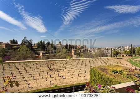 Alhambra Of Granada, Andalusia, Spain