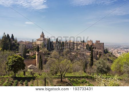 Alhambra Of Granada, Andalusia, Spain