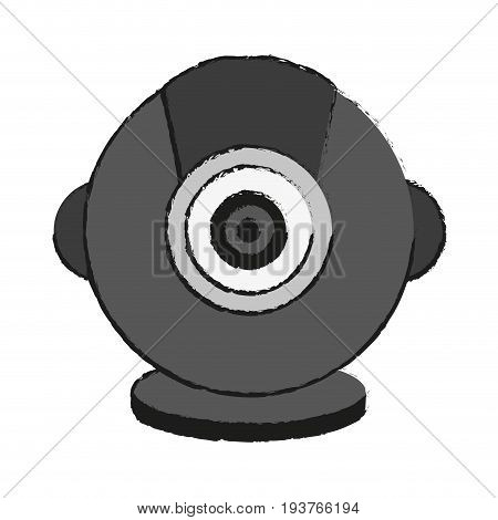 isolated webcam icon image  vector illustration design