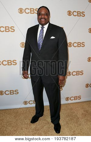 Sportscaster James Brown attends the 2015 CBS Upfront at The Tent at Lincoln Center on May 13, 2015 in New York City.