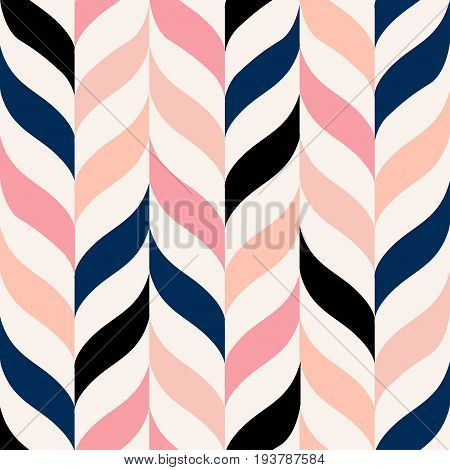 Abstract background seamless pattern background with wavy lines
