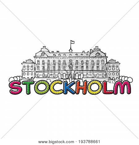 Stockholm Beautiful Sketched Icon