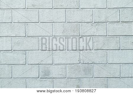Plastered Textured Wall In Form Of Brick Blocks