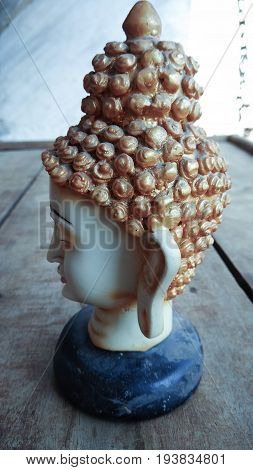 buddha head statue & Lord of Buddha statue background