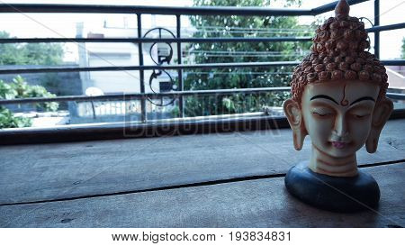 Lord of Buddha statue background out door