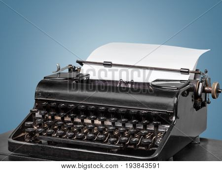 Typewriter abstract ending inspirational everything is going to be alright quote future
