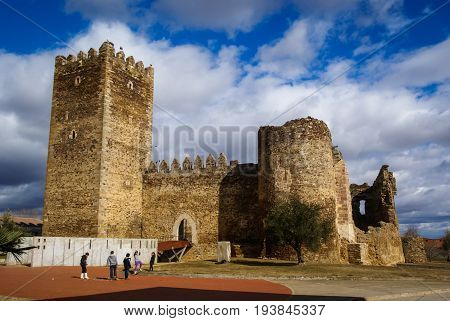 Castle In Laguna De Negrillos, Castilla Y Leon, Spain