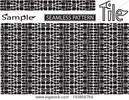 black rock wall with rocks of various shapes and sizes or skin texture like alligator skindifferent and unique textile fabric swatchfashion design.