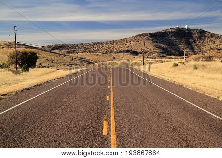 Scenic Landscape along Texas State Highway 118, American Southwest