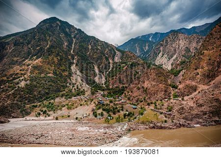 Kunhar river between Naran and Batakundi, Pakistan