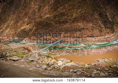 Kunhar river between Naran and Batakundi, Pakistan