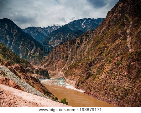 Kunhar river between Naran and Batakundi, Pakistan