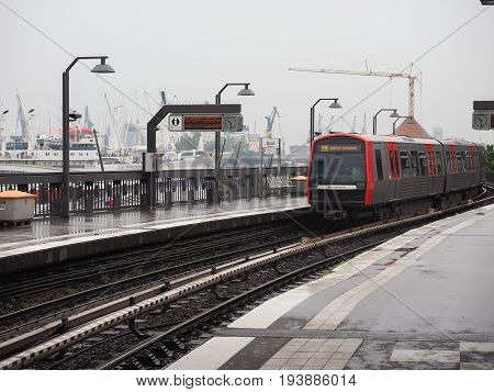 S Bahn (s Train) In Hamburg