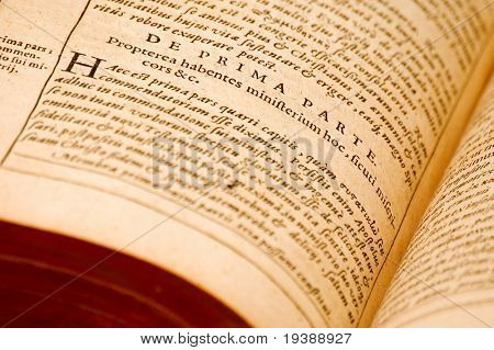 Detail eines 1610 antiken religiösen Buches, mehr in meinem portfolio