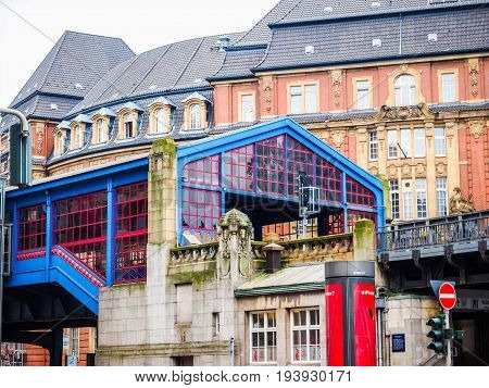 S Bahn (s Train) In Hamburg Hdr