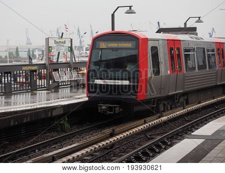 S Bahn (s Train) In Hamburg