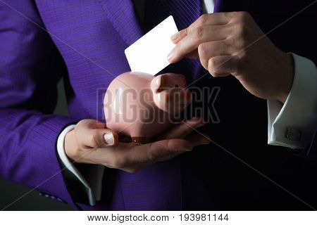 Banking, Money, Loan, Moneybox, Ecash And Information