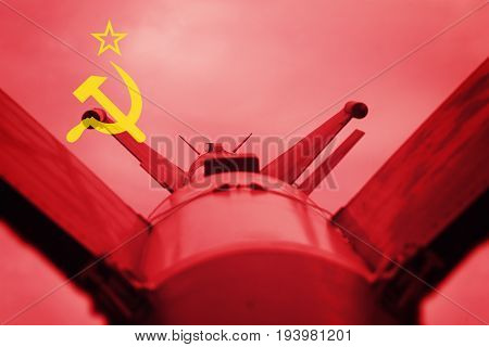 Weapons Of Mass Destruction. Soviet Union Icbm Missile. War Background.